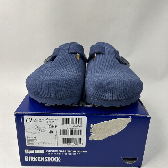 Birkenstock Boston “Corduroy Indigo” 2024